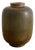 Mid-Century Swedish Brown Green Stoneware Farsta Vase Urn by Wilhelm Kåge for Gustavsberg, Sweden, 1940s For Sale