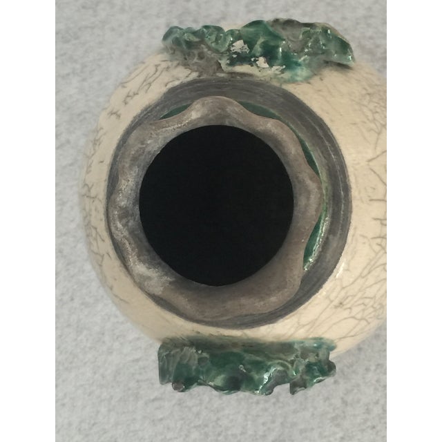 1950s Vintage Primitive Hand-Thrown Urn For Sale - Image 5 of 6