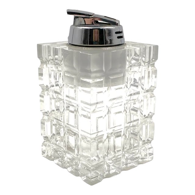 Acrylic Glass Table Lighter, Italy, 1970s For Sale