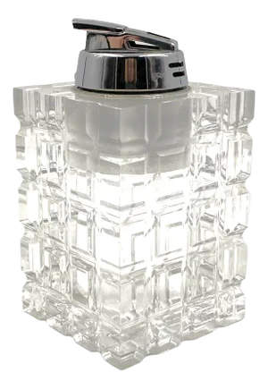 Acrylic Glass Table Lighter, Italy, 1970s