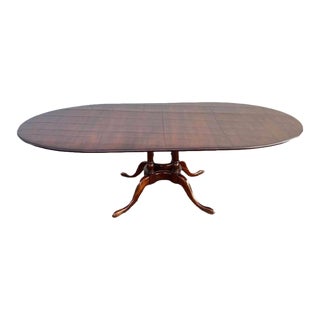 Mid 20th Century Statton Furniture Dining Table With Leaves For Sale