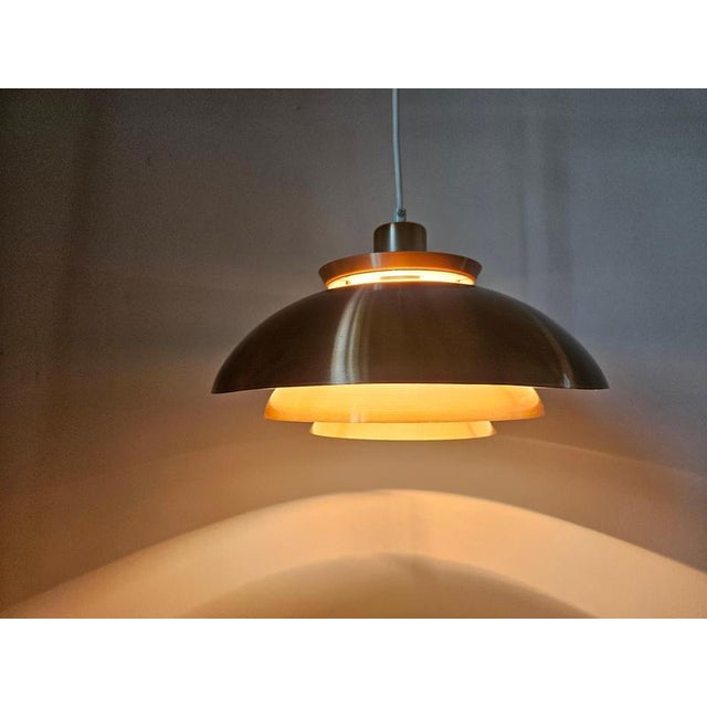 Mid-Century Pendant in style of Louis Poulsen, Denmark, 1970s For Sale - Image 12 of 16