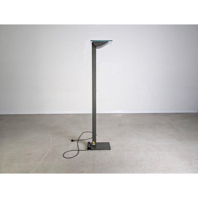 Vintage ID-S Floor Lamp in Glass by Ettore Sottsass for Staff For Sale - Image 4 of 12
