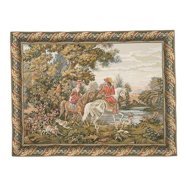 The Riders Loom Woven Tapestry - 86 X 114 Cm (2'10" X 3'9") - Requires Rod Size 3 For Sale