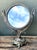 Metal Vintage Swan Table Mirror For Sale - Image 7 of 12
