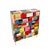 Chest of Drawers with Colored Glass Panels, 1980s For Sale - Image 3 of 8