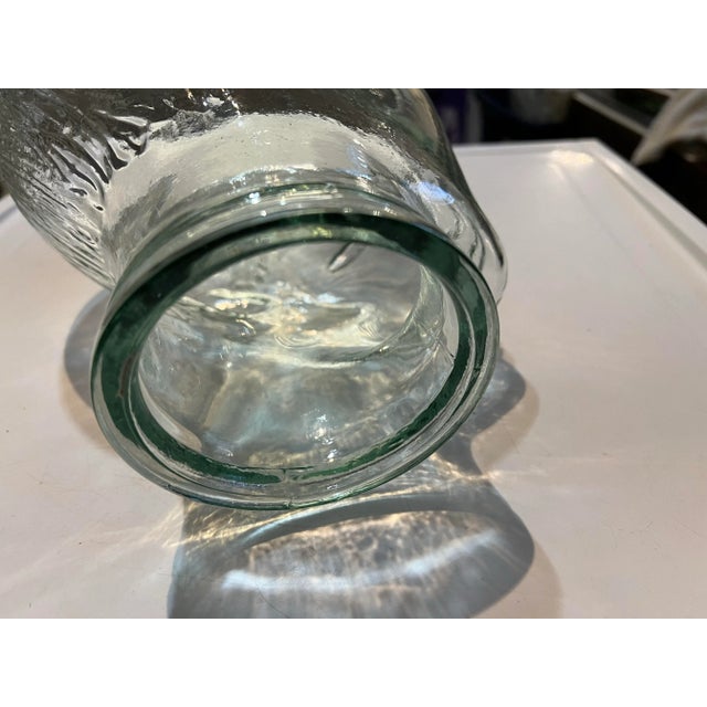 Glass Vintage Glass Head/ Bust Statue For Sale - Image 7 of 7