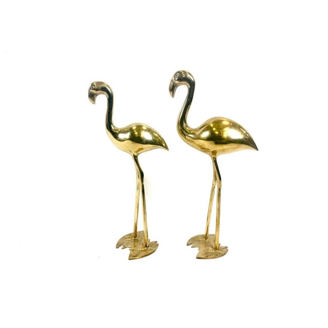 Mid-Century Brass Flamingos from Gilde Handwerk, 1960s, Set of 2 For Sale - Image 12 of 12