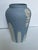 Vintage Ecanada Jasperware Lion Motif Blue Vase For Sale - Image 4 of 7