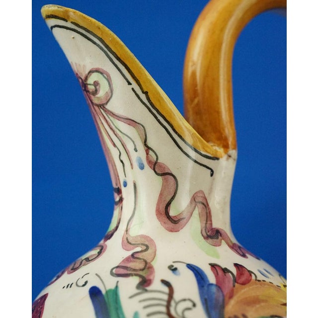 Ceramic Jug from Colonnata Factory Sesto Fiorentino, Italy, Late 1800s For Sale - Image 10 of 18