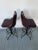 Metal 1960s Spanish Revival Barstools Cushy Brown Bucket Chairs With an Iron Scrolled Base - Set of 2 For Sale - Image 7 of 13