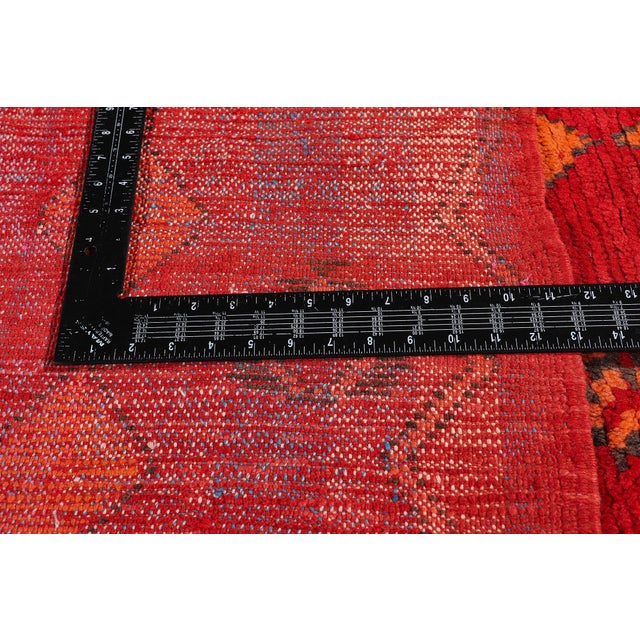 Textile Vintage Boujad Moroccan Rug, 03'06 X 06'02 For Sale - Image 7 of 10