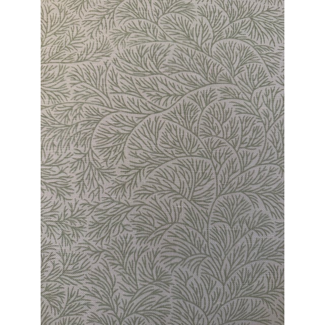 Modern Schumacher Mark D Sikes 180701 Bougainvillea Leaf Green Fabric 7 1/2 Yards For Sale - Image 3 of 7