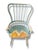 Set of 2 Hooker Furniture Windsor-style armchairs featuring a beautifully distressed blue-green finish with warm natural...