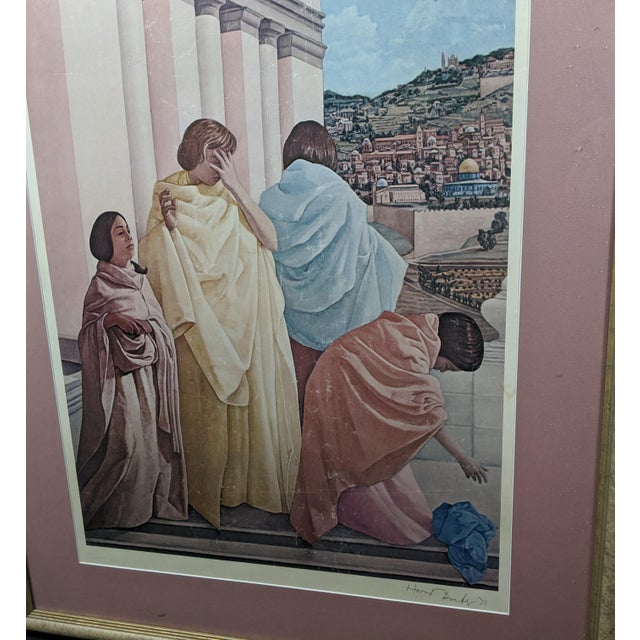 1973 Harold Bruder Pencil-Signed Holy City Art Print – 1972 Nyc Gallery Provenance For Sale - Image 4 of 13