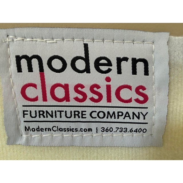 Modern Modern Classics Petite Corbusier Style Sofa, Parchment For Sale - Image 3 of 12