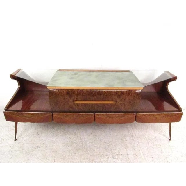 Vintage Italian Sideboard in the Style of Vittorio Dassi For Sale - Image 10 of 12