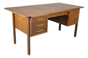 Mid 20th Century Mid-Century Walnut Desk