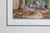 French Country Late 20th Century Pierre Jean Llado "Promenade Et Fleurs" Framed Print, Flower Market Scene For Sale - Image 3 of 5