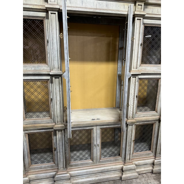 Monumental Venetian Style Window Pane Display Cabinet For Sale - Image 4 of 7