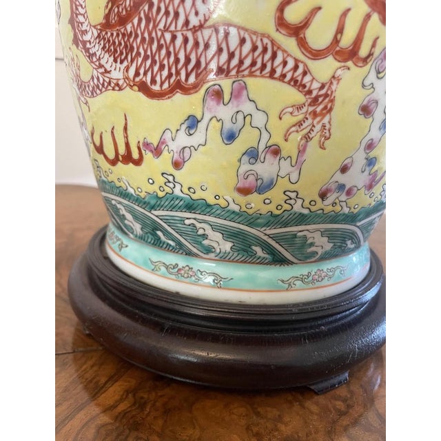 Large 19th Century Chinese Porcelain Vase Lamps, 1880s, Set of 2 For Sale - Image 16 of 18
