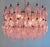 Metal Murano Glass Chandelier, 1990s For Sale - Image 7 of 12