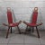 Spanish Brutalist Chair in Wood & Red Leather, 1960s, Set of 2 For Sale - Image 18 of 18