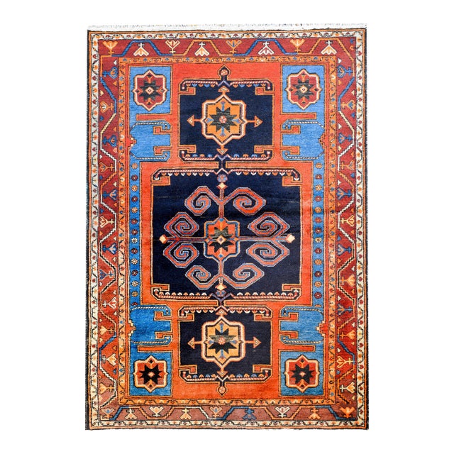 Early 20th Century Karabad Rug For Sale