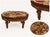 Add timeless European charm to your interior with this beautiful vintage richly detailed needlepoint-style tapestry seat...