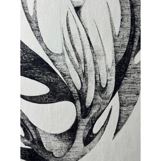 Eugène Eechaut, Composition, Original Ink Drawing, 1969, Framed For Sale - Image 7 of 13