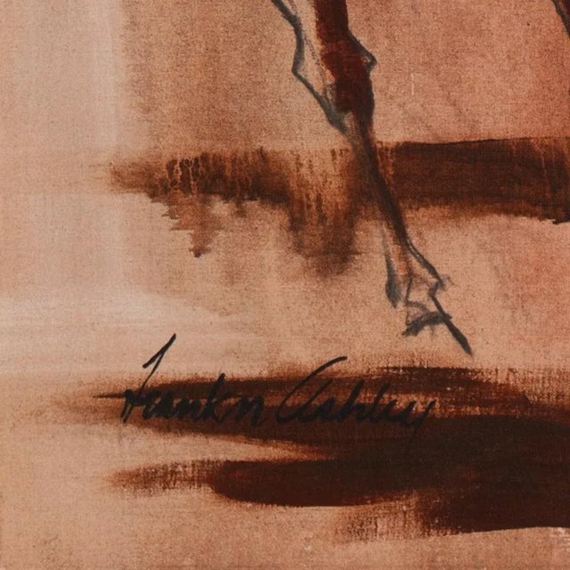 Signed lower left, 'Frank N Ashley' (American, 1920-2007) and painted circa 1985. Additionally signed, verso, and titled,...