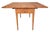 Antique Inlaid Mid 19th Century Drop Leaf Wood Table For Sale - Image 4 of 5