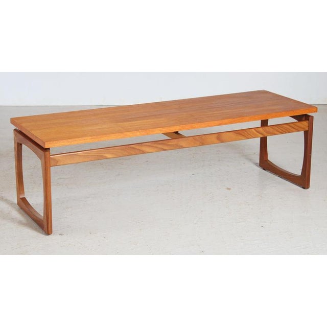 Long Mid-Century Teak Quadrille Coffee Table from G-Plan, 1960s For Sale - Image 9 of 9