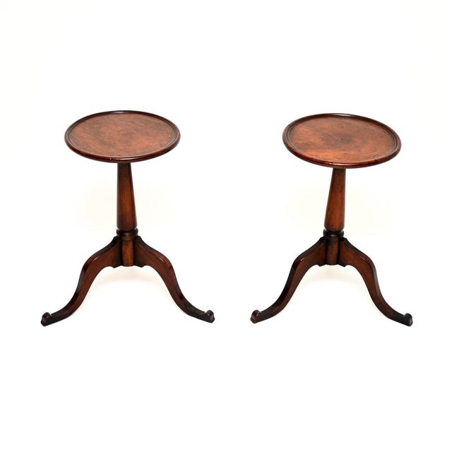 Antique Georgian Wine Tables, 1770, Set of 2 For Sale - Image 4 of 11
