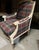 Rustic Style Vintage Highland House Blue and Red Wooden Chair For Sale - Image 4 of 7