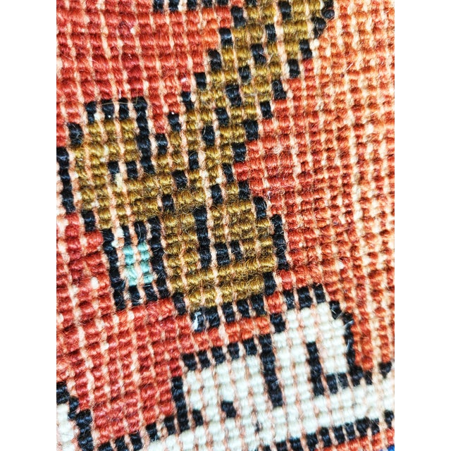 Beige Mid-Century Ezine Rug, 1950s For Sale - Image 8 of 9