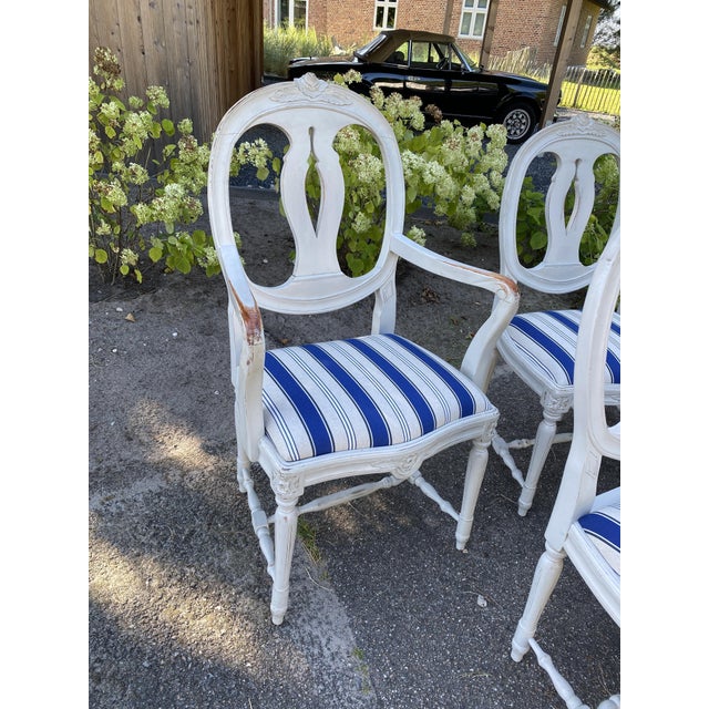 Gustavian Chair Set, 1890s, Set of 10 For Sale - Image 5 of 9