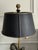 Introduce a stately architectural element to your interior with this vintage Egyptian Revival table lamp. The heavy,...