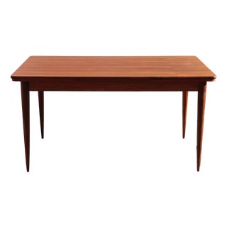 Vintage Scandinavian Teak Extendable Dining Table, 1960s For Sale