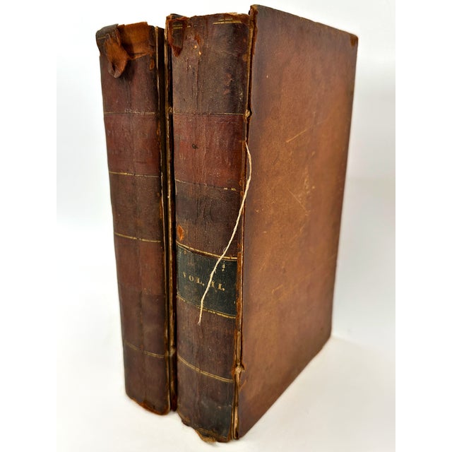 American Antique 1829 Political & Civil History of the United States Books by Timothy Pitkin - Set of 2 For Sale - Image 3 of 12