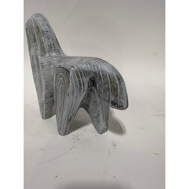 Jonathan Adler Jonathan Adler Horse Glass "Menagerie" Sculpture Red / Orange Lava Glaze For Sale - Image 4 of 9