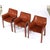 Mario Bellini for Cassina Cab 413 Italian Red Leather Dining Chairs Set of 6 For Sale - Image 11 of 18