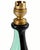 Mid-Century Modern 1960s French Vallauris Ceramic Table Lamp, Black & Aqua, Model 5907 For Sale - Image 3 of 4