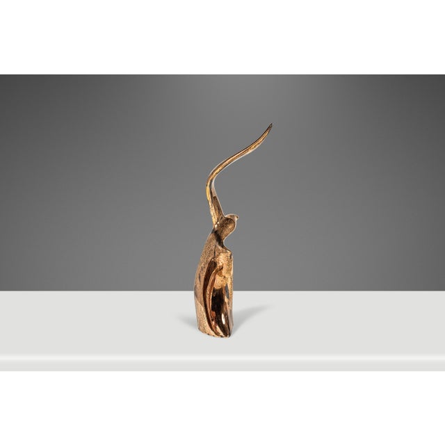 This majestic seagull in flight sculpture is as iconic as it is alluring. Sculpted in flight it spreads its' wings and...