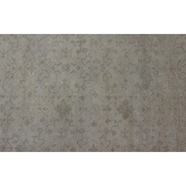Large Transitional Rug With All-Over Design in Tan, Gray, Silver, Light Taupe For Sale - Image 10 of 13