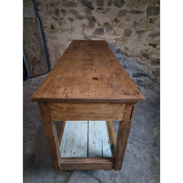 Antique French Draper's Table, 1920s For Sale - Image 14 of 18