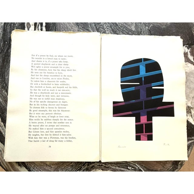 Ronald King, Geofftey Chaucer / the Prologue to the Canterbury Tales Limited Ed For Sale - Image 12 of 18