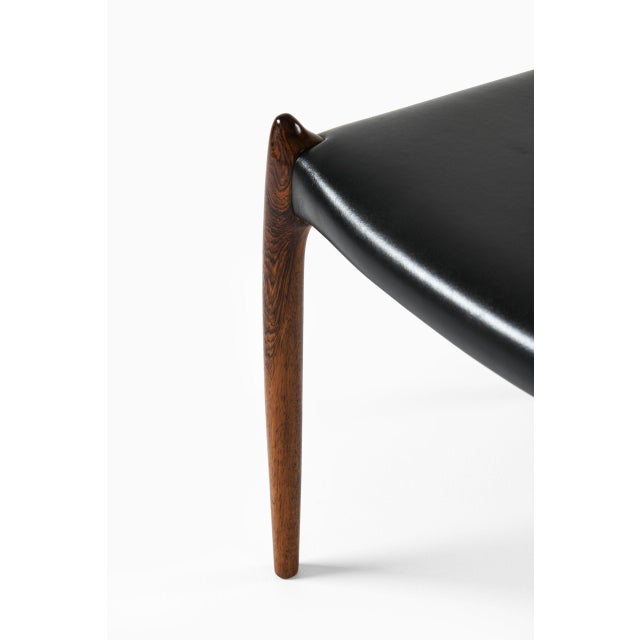 Model 78 Dining Chairs by Niels O. Møller attributed to J.L Møllers Furniture Factory, 1960s, Set of 6 For Sale - Image 3 of 12