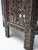 Brown Bohemian Eastern Anglo-Indian Hand Carved Wooden Octagonal Side Table, 1900s For Sale - Image 8 of 18