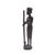 Mid 20th Century Carved Kenyan Ebony Village Figures, Set of Six, 1950-70 For Sale - Image 5 of 15